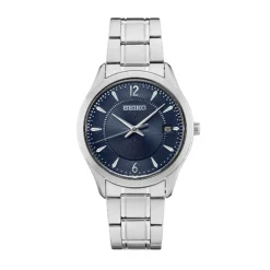 Josephs Jewelers Seiko Watches>Stainless Steel Seiko Essentials Collection Watch