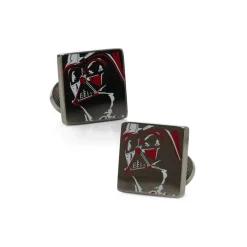 Josephs Jewelers Cufflinks, Tie Bars, And Pins>Star Wars Darth Vader Painted Cufflinks