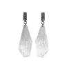 Josephs Jewelers Earrings>Sterling Silver and Stainless Steel Geometric Dangle Earrings