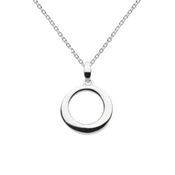 Josephs Jewelers Necklaces And Pendants>Sterling Silver Bevel Cirque Necklace
