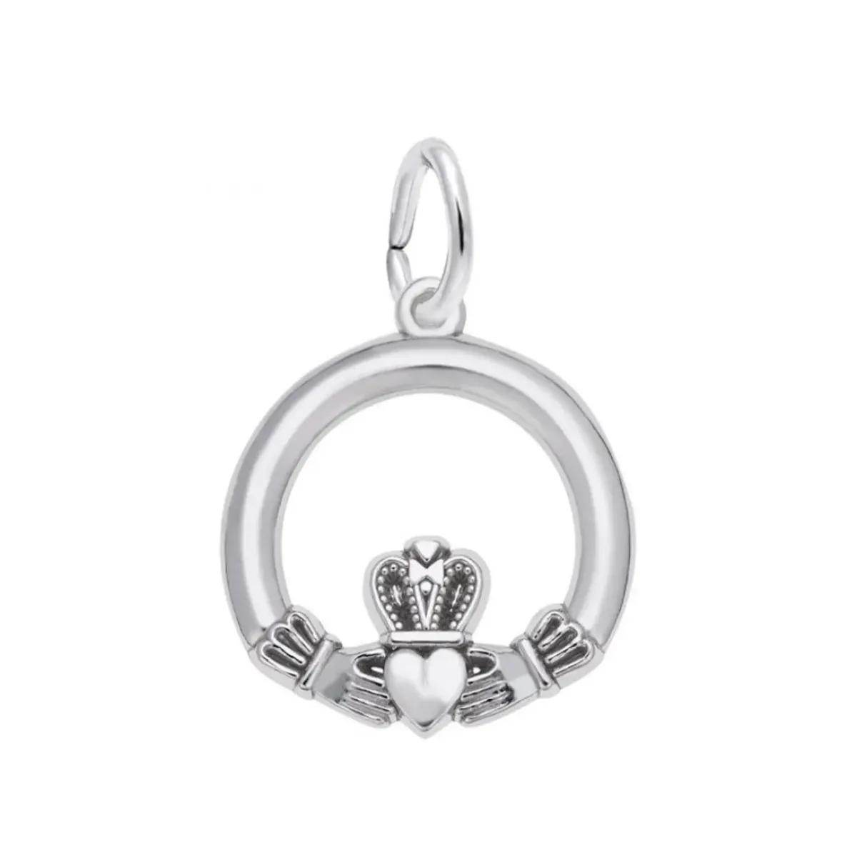 Josephs Jewelers Necklaces And Pendants>Sterling Silver Claddagh Charm