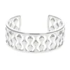 Josephs Jewelers Bracelets>Sterling Silver Cut-Out Design Cuff Bracelet