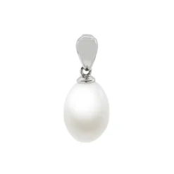 Josephs Jewelers Necklaces And Pendants>Sterling Silver Freshwater Pearl Drop Pendant