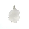 Josephs Jewelers Necklaces And Pendants>Sterling Silver Girl Head Pendant
