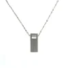 Josephs Jewelers Necklaces And Pendants>Sterling Silver Rectangular Cutout Pendant with Chain