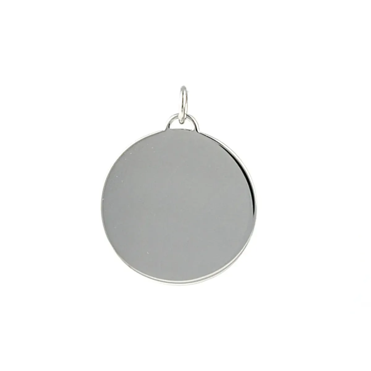 Josephs Jewelers Necklaces And Pendants>Sterling Silver Round Disc Charm