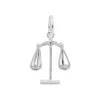 Josephs Jewelers Necklaces And Pendants>Sterling Silver Scale of Justice Charm