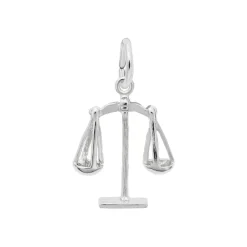 Josephs Jewelers Necklaces And Pendants>Sterling Silver Scale of Justice Charm