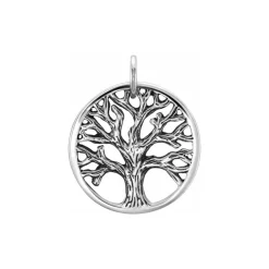Josephs Jewelers Bracelets>Sterling Silver Tree of Life Charm