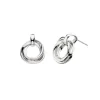 Josephs Jewelers Earrings>Sterling Silver Trilogy Circle Earrings
