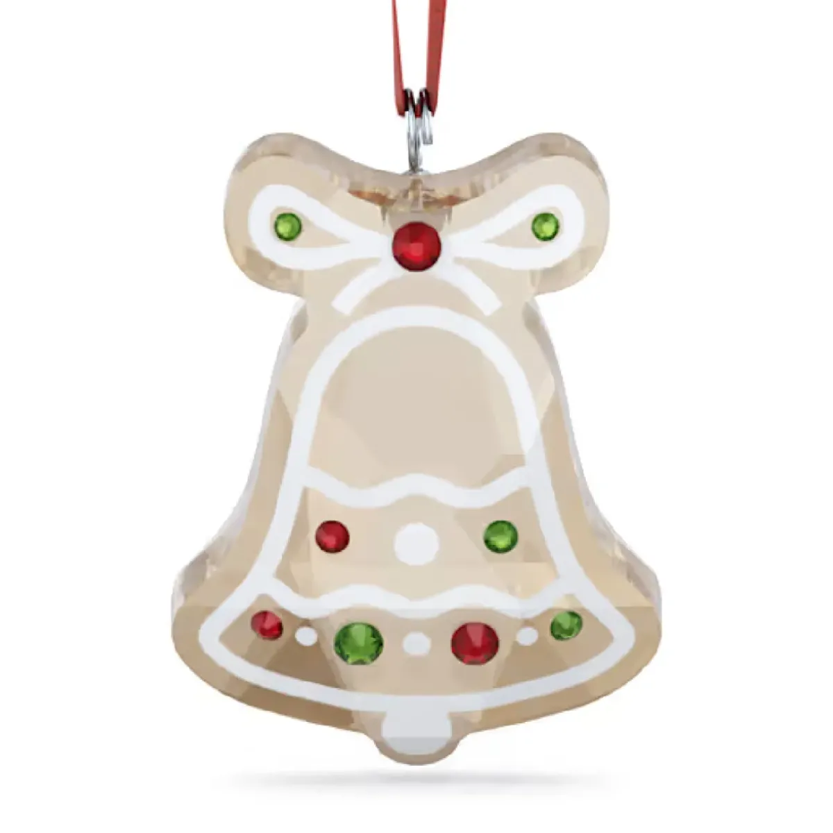 Josephs Jewelers Home Décor>Swarovski – Holiday Cheers: Gingerbread Bell Ornament