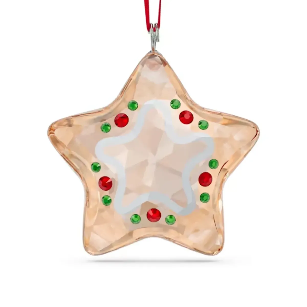 Josephs Jewelers Home Décor>Swarovski – Holiday Cheers: Gingerbread Star Ornament