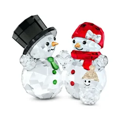 Josephs Jewelers Home Décor>Swarovski – Joyful Ornaments: Snowman Family