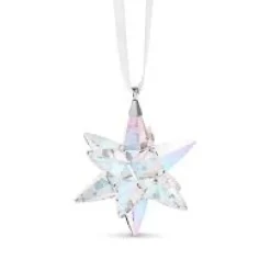 Josephs Jewelers Home Décor>Swarovski – Small Shimmer Star Ornament