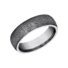 Josephs Jewelers Wedding Bands For Men>Tantalum Stone Textured Band
