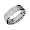 Josephs Jewelers Wedding Bands For Men>Titanium and Meteorite 7mm wedding band