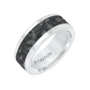 Josephs Jewelers Wedding Bands For Men>Tungsten Carbide and Carbon Fiber Wedding Band