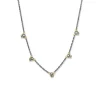 Josephs Jewelers Necklaces And Pendants>Two-Tone Dylan Diamond Station Necklace