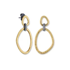 Josephs Jewelers Earrings>Two-Tone Reflection Diamond Dangle Earrings