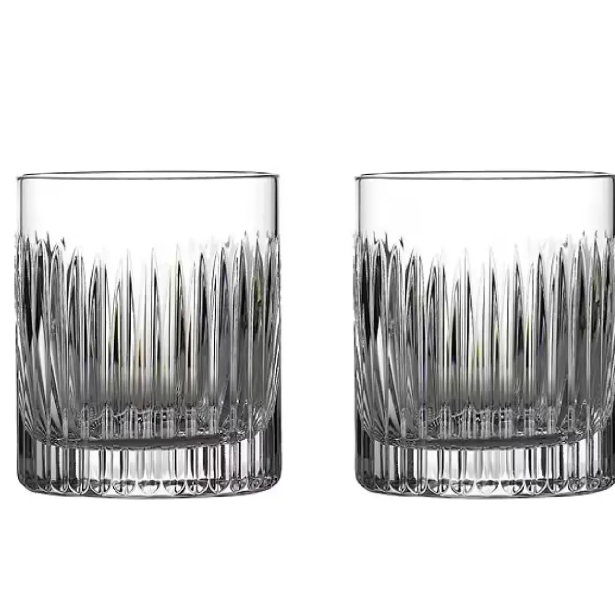 Josephs Jewelers Serveware>Waterford – Aras Double Old Fashioned Set of 2