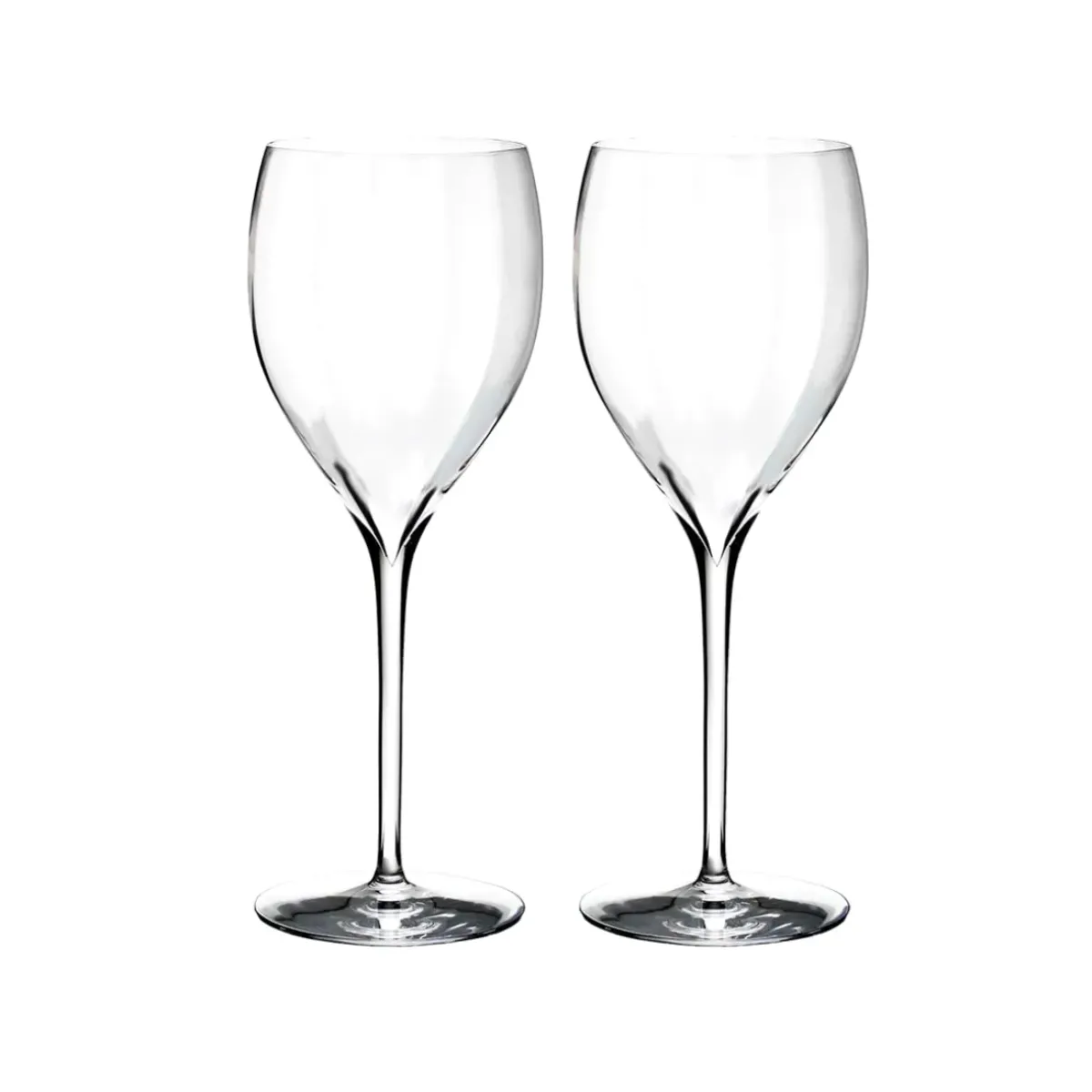 Josephs Jewelers Serveware>Waterford – Elegance Optic Crisp White Pair