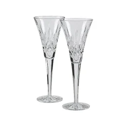 Josephs Jewelers Serveware>Waterford – Lismore Toasting Flute Pair