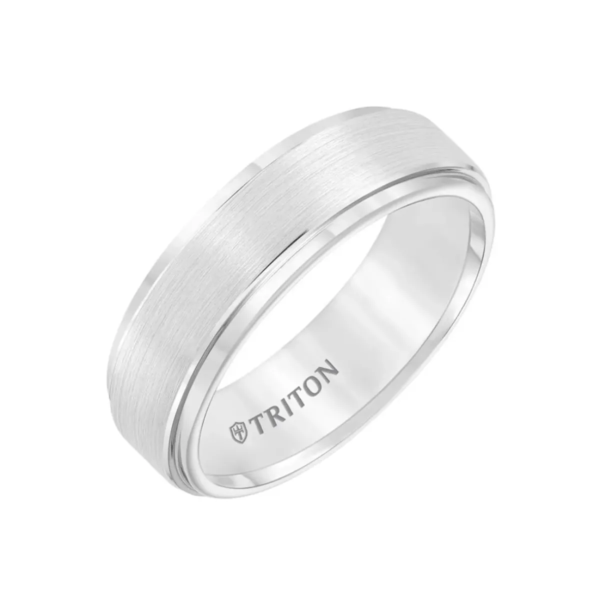 Josephs Jewelers Wedding Bands For Men>White Tungsten Wedding Band
