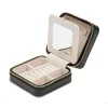 Josephs Jewelers Jewelry Storage>WOLF – Black Caroline Travel Zip Case
