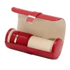 Josephs Jewelers Watch Storage>WOLF – Red Palermo Dbl Watch Roll w/ Jewelry Pouch