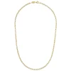 Josephs Jewelers Necklaces And Pendants>Yellow Gold Plated Sterling Silver Oval Link Chain